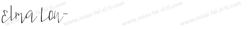 Elma Lou字体转换